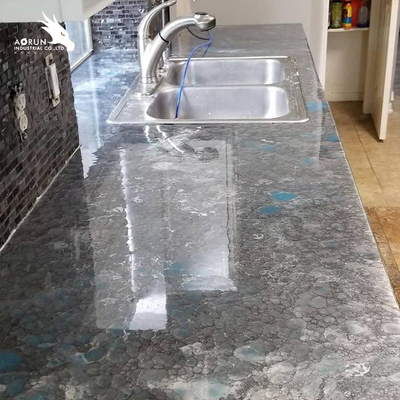 Resina de epoxy líquida clara de epoxy de la resina 12mm-30m m de la encimera de la goma del color