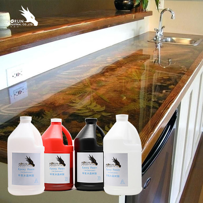 Resina de epoxy AB del top duro de la barra de Crystal Clear Countertop Epoxy Resin