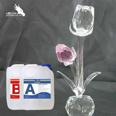 Resina de epoxy resistente ULTRAVIOLETA Crystal Clear Ultraviolet Curing Pouring del pegamento duro
