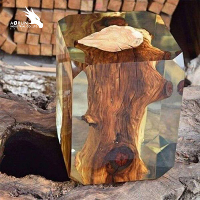 Top transparente de la resina de epoxy de la tabla de la encimera que cubre los sólidos del 100%