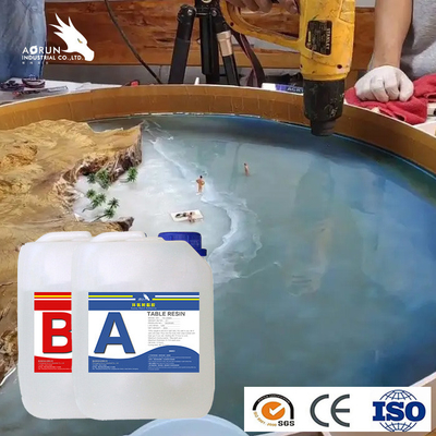 Resina de epoxy clara para el arte de pintura de la pared de la decoración, fabricantes de Aorun de la resina de epoxy