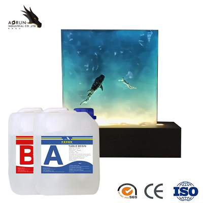 Resina de epoxy clara para el arte de pintura de la pared de la decoración, fabricantes de Aorun de la resina de epoxy