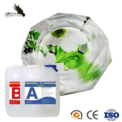 Resina de epoxy libre del 1:1 BPA ninguna burbuja Crystal Low Viscosity claro
