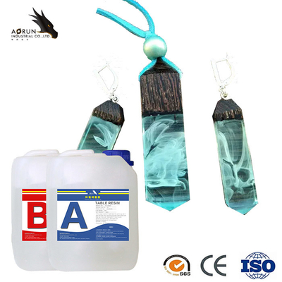 Resina de epoxy libre del 1:1 BPA ninguna burbuja Crystal Low Viscosity claro
