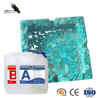 Nivelación superficial del uno mismo de Art Epoxy Resin High Hardness del lustre del pegamento del AB