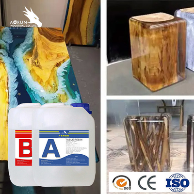 estructura de lanzamiento ultra clara de epoxy de la resina del top de la barra 3D alta que aturde capas brillantes