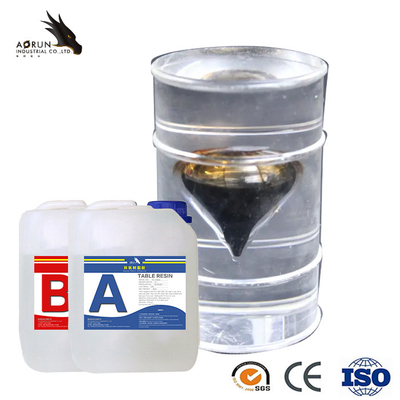 El 1:1 AB Art Epoxy Resin Curing Coating vierte densamente el componente de epoxy dos