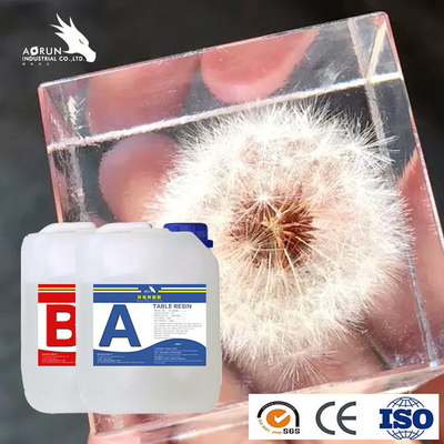 El 1:1 AB Art Epoxy Resin Curing Coating vierte densamente el componente de epoxy dos