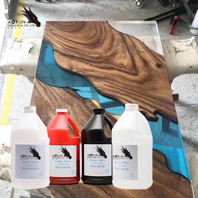 Encimeras de epoxy DIY del lustre del arte de la capa de la resina de epoxy de Crystal Clear Bar Table Top