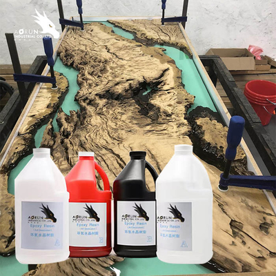 VOC de mármol Crystal Clear Solvent Free de la resina de epoxy del AB de la encimera no