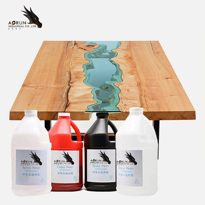 Transparente puro del pegamento de Crystal Clear Epoxy AB de la resina del río de las encimeras de la barra
