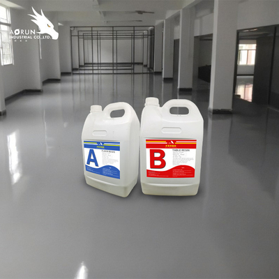 El vidrio líquido inodoro profundamente vierte la resina de epoxy del piso del epóxido de la etiqueta engomada del piso de la pintura 3D del piso