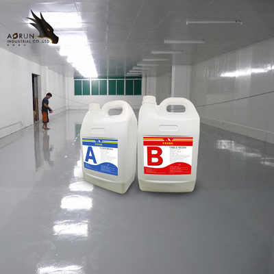 El vidrio líquido inodoro profundamente vierte la resina de epoxy del piso del epóxido de la etiqueta engomada del piso de la pintura 3D del piso