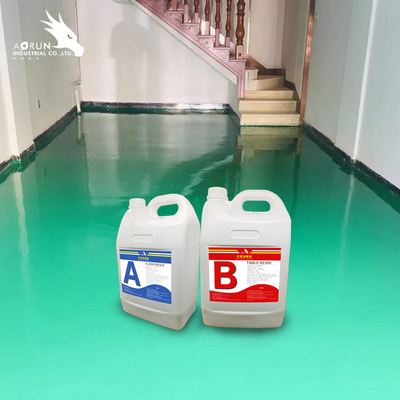 Uno mismo resistente del rasguño que nivela la dureza de la resina de epoxy 90D para el lacre superficial del piso