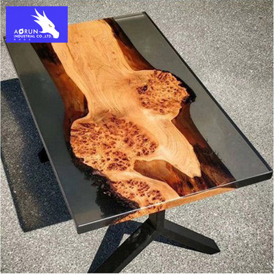 Pegamento de Crystal Clear Epoxy Resin Table Art Hardener Wood AB