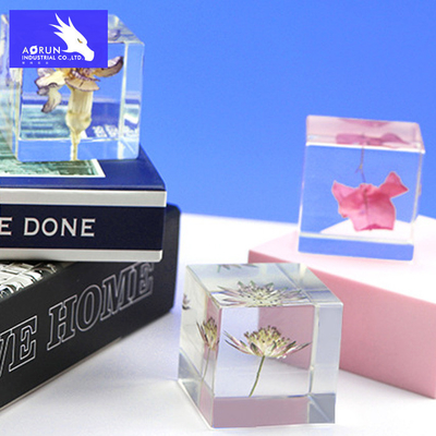 Las decoraciones de la boda de DIY Crystal Art Epoxy Resin Home Decor moldean sistemas de herramienta