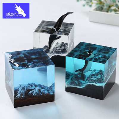 Transparente hecho a mano de epoxy líquido del pegamento DIY del AB de la resina alto
