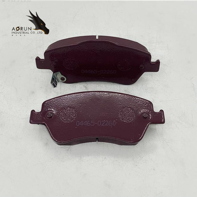 Los fabricantes producen los diversos materiales de las zapatas de freno semimetálicas 04465-02260