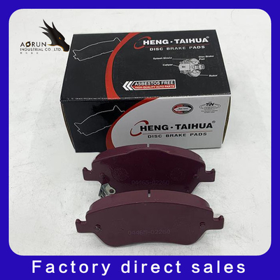 Los fabricantes producen los diversos materiales de las zapatas de freno semimetálicas 04465-02260