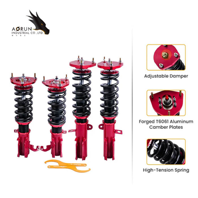 Amortiguador de choque ajustable para la suspensión de Toyota Corolla E90 E100 E110 AE92 AE101 AE111 Coilover