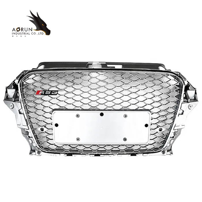 Parrilla material del coche del ABS para la parrilla de alta calidad de Audi A3 8V RS3 Front Bumper Automotive Black Frame