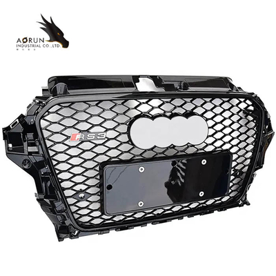Parrilla material del coche del ABS para la parrilla de alta calidad de Audi A3 8V RS3 Front Bumper Automotive Black Frame