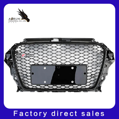 Parrilla material del coche del ABS para la parrilla de alta calidad de Audi A3 8V RS3 Front Bumper Automotive Black Frame
