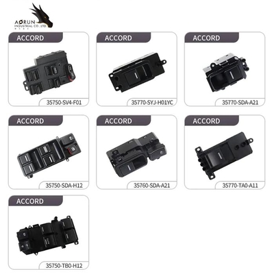 El sistema eléctrico de la pieza de automóvil salió del interruptor del coche del interruptor 35750-SDA-H12 de Front Power Power Window Lift para Honda Accord