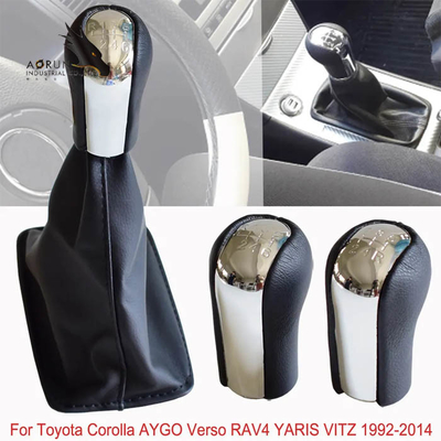 Balonmano del botón del cambio de marcha del coche con la cubierta a prueba de polvo de alta calidad para Toyota