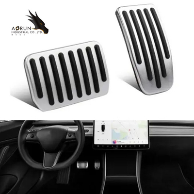 El pedal de acelerador del freno del funcionamiento para el pedal del pie del Tesla Model 3/Y -2022 rellena los accesorios del coche 2Pcs