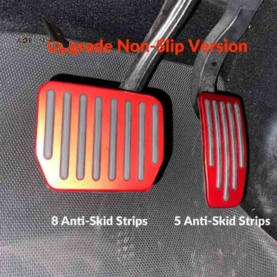 Los cojines del pedal del pie fijaron para el Tesla Model 3 accesorios modelo del coche de Y Non-Slip Performance Aluminum