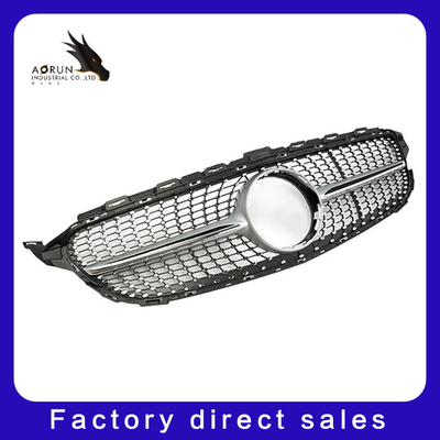Clase W205 de Front Bumper Grille Grill For Mercedes Benz C del coche Diamond Style Racing Grills 2014-2018
