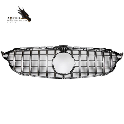 Clase W205 de Front Bumper Grille Grill For Mercedes Benz C del coche Diamond Style Racing Grills 2014-2018