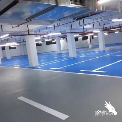 Aorun saca el polvo apagado del uno mismo de epoxy del AB del 1:1 de la resina del piso que nivela la capa concreta del piso
