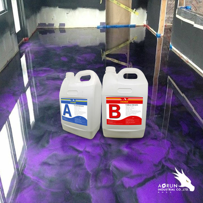 La resina de epoxy de capa líquida del piso no resbaladizo la fábrica de la oficina del piso teja sin solvente